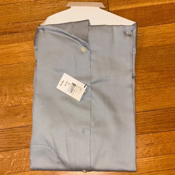 Calvin Klein Men's Sky Blue Dress Shirt 100% Cotton 16 32/33 - Picture 3 of 3